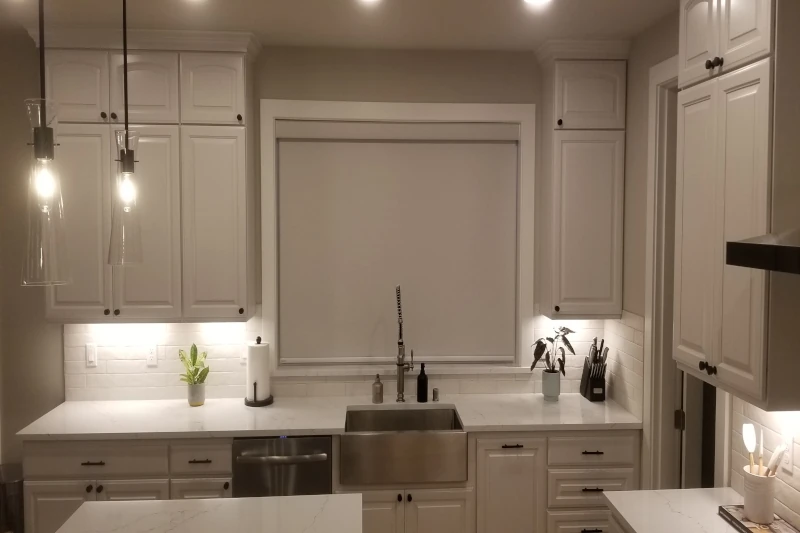 Blackout shade blocking light in an Oklahoma City nursery