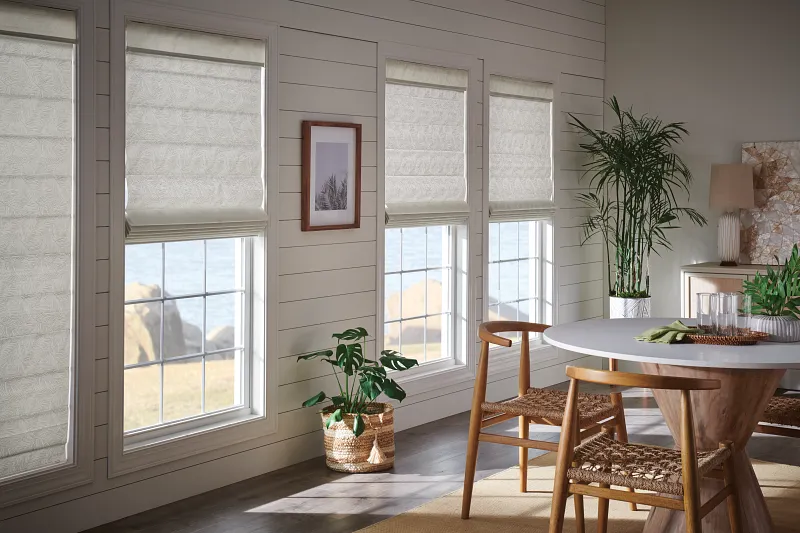 Roman Shades Oklahoma City - Custom Fabric Window Treatments