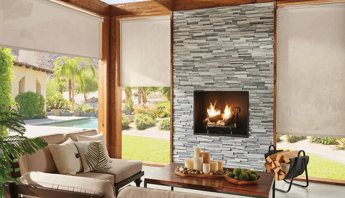 Custom patio shades for outdoor living spaces in Nichols Hills Oklahoma