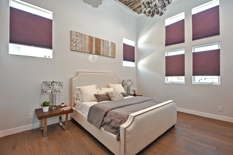 Norman® Portrait cellular shades providing energy efficiency in Edmond home